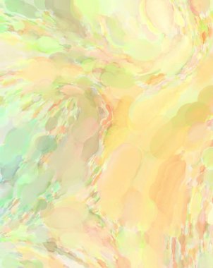 Yumuşak suluboya duvar kağıdı. Hafifçe fırçalanmış renkleri olan sanatsal bir resim. Pastel renkler arkaplana dokunmuş. Soyut duvar sanatı..