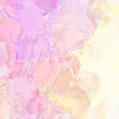 El yapımı sürreal soyut desenli suluboya. Modern sanatsal resim. 2D çizim. Arkaplan boyası karışımı. Yaratıcı duvar sanatı. Çağdaş sanat.