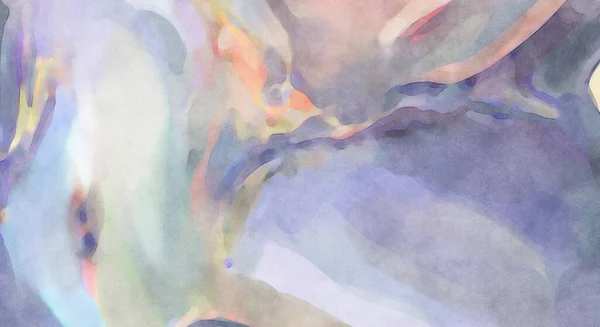 Modern Painting Soothing Brush Strokes Resembling Alcohol Inks Watercolor Abstract — Stock Photo, Image