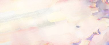 Modern fırça darbeleri. Pastel renklerde suluboya resim. Poster, duvar sanatı, afiş, kart, kitap kapağı veya ambalaj için sakinleştirici kompozisyonun yumuşak renkli çizimi. 