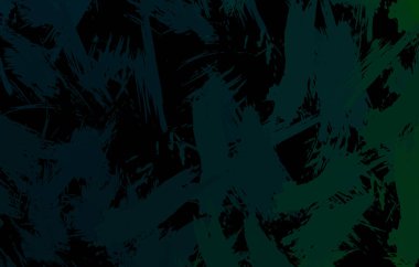 Vahşi fırça darbeleriyle yaratıcı soyut resim. Artistik fırça darbeleriyle donatılmış. Renkli ve canlı bir tasvir. Boyalı sanat.