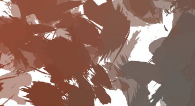 Renkli fırça darbelerinin 2B çizimi. Dekoratif doku resmi. Canlı boya desenli arka plan. Kaotik fırça darbeleri resim.