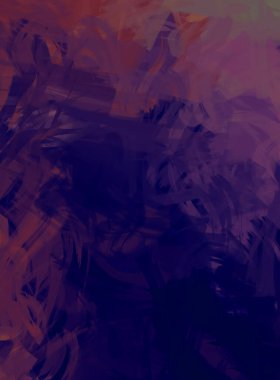 Renkli fırça darbelerinin 2D çizimi. Dekoratif desenli resim. canlı boya desenli arkaplan.