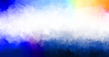 Renkli fırça darbelerinin soyut arkaplanı. fırçalanmış canlı duvar kağıdı. resmedilmiş sanat eseri. Eşsiz ve yaratıcı illüstrasyon.