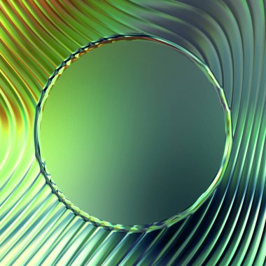 Soyut çerçeveli arkaplan. Renkli, canlı, dalgalı bir duvar kağıdı. Merkezi çerçeveli yaratıcı grafik 2d çizim. Dinamik şekilli modaya uygun sıvı örtüsü.