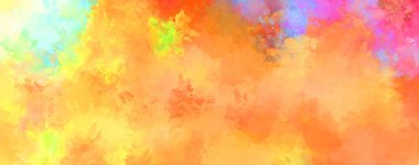 Sanatsal soyut arkaplan. Doku boyalı duvar kağıdı. Boya darbeleriyle yaratıcı bir illüstrasyon. Fırça desenli resim.