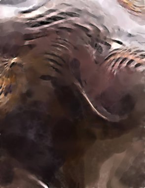 Modern sanat. Renkli çağdaş sanat eserleri. Renkli boya darbeleri. Soyut arkaplanda fırça darbeleri. fırça boyası.