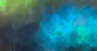 Çağdaş sanat. El yapımı resim. Modern sanat eserleri. Yüzeyde suluboya fırça darbeleriyle resim yapmak. 2D çizim. Sanatsal arkaplan resmi. Tablo üzerinde soyut resim. Renkli doku.