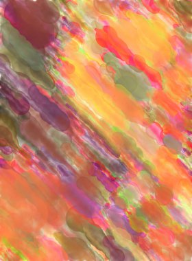 Çağdaş sanat. El yapımı resim. Modern sanat eserleri. Yüzeyde suluboya fırça darbeleriyle resim yapmak. 2D çizim. Sanatsal arkaplan resmi. Tablo üzerinde soyut resim. Renkli doku.