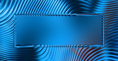 Soyut çerçeveli arkaplan. Renkli, canlı, dalgalı bir duvar kağıdı. Merkezi çerçeveli yaratıcı grafik 2d çizim. Dinamik şekilli modaya uygun sıvı örtüsü.