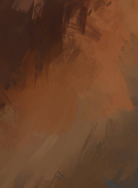 Renkli fırça darbelerinin 2D çizimi. Dekoratif desenli resim. canlı boya desenli arkaplan.