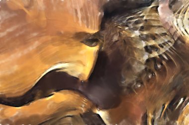 Modern sanat. Renkli çağdaş sanat eserleri. Renkli boya darbeleri. Soyut arkaplanda fırça darbeleri. fırça boyası.