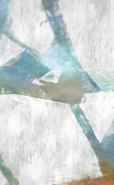 Soyut arkaplanda pürüzlü fırça darbeleri. Fırça boyası. Renkli boya darbeleri. Eşsiz duvar sanatı. Tuvaldeki modern sanat. Renkli çağdaş sanat eserleri. 