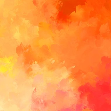 Canlı fırça darbeleriyle boyanmış. Renkli desenli resim. Fırçalanmış duvar kağıdını boya.