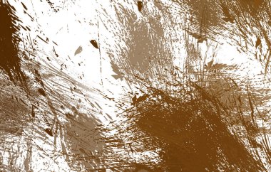 Renkli fırça darbelerinin 2B çizimi. Dekoratif doku resmi. Canlı boya desenli arka plan. Kaotik fırça darbeleri resim.