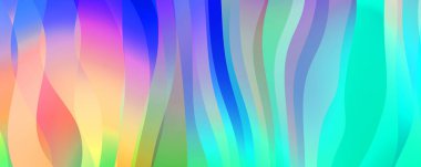 Soyut arkaplan. Renkli dalgalı tasarım duvar kağıdı. yaratıcı grafik 2D çizim. Dinamik şekilli modaya uygun sıvı örtüsü.