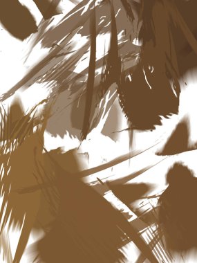 Renkli fırça darbelerinin soyut arkaplanı. fırçalanmış canlı duvar kağıdı. resmedilmiş sanat eseri. Eşsiz ve yaratıcı illüstrasyon.