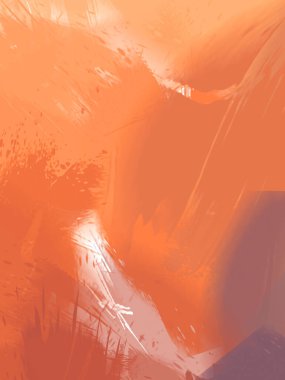 Renkli fırça darbelerinin soyut arkaplanı. fırçalanmış canlı duvar kağıdı. resmedilmiş sanat eseri. Eşsiz ve yaratıcı illüstrasyon.