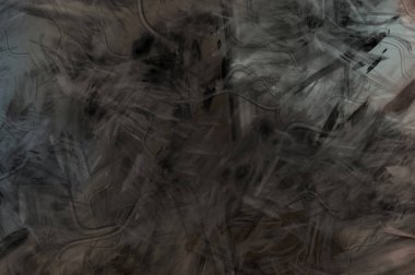 Modern sanat. Taranmış Boyalı Soyut Arkaplan. Fırça darbesi ile boyanmış. Boya darbeleri. 2B Görüntü