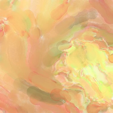 Çağdaş sanat. El işçiliğinin renkli dokusu. Modern resim. Yüzeyde suluboya vuruşlar. Sanatsal arkaplan resmi. Tablo üzerinde soyut resim. Fırça darbeleri. 