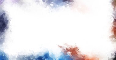 Modern sanat. Taranmış Boyalı Soyut Arkaplan. Fırça darbesi ile boyanmış. Boya darbeleri. 2B Görüntü