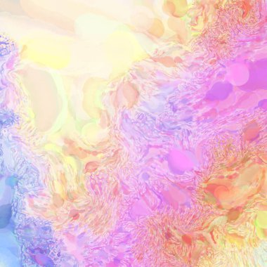 El yapımı sürreal soyut desenli suluboya. Modern sanatsal resim. 2D çizim. Arkaplan boyası karışımı. Yaratıcı duvar sanatı. Çağdaş sanat.