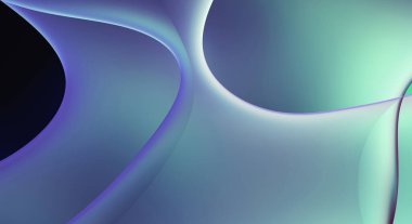 Soyut arkaplan. Değişken renk değişim dalgaları, dinamik hareketlerle. Işık dalgalarının neon renkli soyut tasarımı. Duvar kağıdı, afiş, arkaplan, kart, kitap illüstrasyonu, web sitesi.