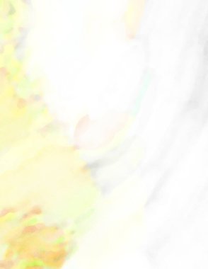 Yumuşak suluboya duvar kağıdı. Hafifçe fırçalanmış renkleri olan sanatsal bir resim. Pastel renkler arkaplana dokunmuş. Soyut duvar sanatı..