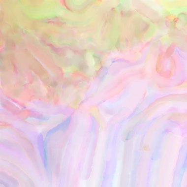 Soyut doku. Yüzeyde etkileyici el yapımı suluboya. Suluboya fırça darbeleri. Modern sanat. Çok renkli arkaplan. Çağdaş duvar sanatı. Renkli bir fon. 2d illüstrasyon.