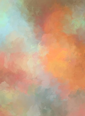 Modern sanat. Taranmış Boyalı Soyut Arkaplan. Fırça darbesi ile boyanmış. Boya darbeleri. 2B Görüntü.