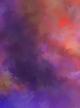 Modern sanat. Taranmış Boyalı Soyut Arkaplan. Fırça darbesi ile boyanmış. Boya darbeleri. 2B Görüntü.