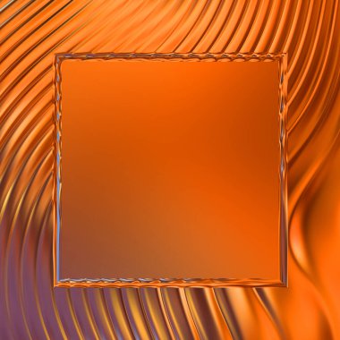 Soyut çerçeveli arkaplan. Renkli, canlı, dalgalı bir duvar kağıdı. Merkezi çerçeveli yaratıcı grafik 2d çizim. Dinamik şekilli modaya uygun sıvı örtüsü.