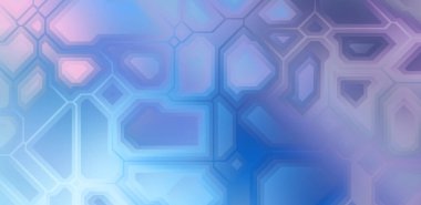 Renkli ve canlı geometrik şekiller katmanları var. Bir teknoloji planının dijital illüstrasyonu. Gelecekçi tasarım şablonu.