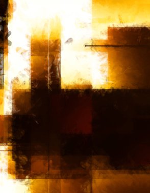 Modern sanat. Renkli çağdaş sanat eserleri. Renkli boya darbeleri. Soyut arkaplanda fırça darbeleri. Fırça boyası. Eşsiz duvar sanatı.