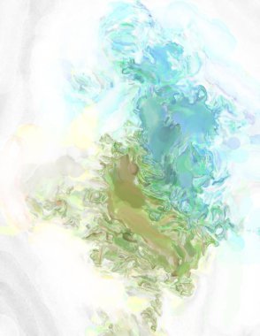 2D çizim. Sanatsal arkaplan resmi. Tablo üzerinde soyut resim. Çağdaş sanat. El yapımı resim. Renkli doku. Modern sanat eserleri. Yüzeyde suluboya fırça darbeleriyle boyama.