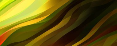 Soyut arkaplan. Renkli dalgalı tasarım duvar kağıdı. yaratıcı grafik 2D çizim. Dinamik şekilli modaya uygun sıvı örtüsü.