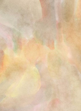 Yumuşak suluboya duvar kağıdı. Hafifçe fırçalanmış renkleri olan sanatsal bir resim. Pastel renkler arkaplana dokunmuş. Soyut duvar sanatı..