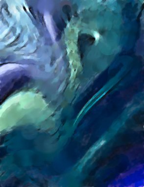 Modern sanat. Renkli çağdaş sanat eserleri. Renkli boya darbeleri. Soyut arkaplanda fırça darbeleri. fırça boyası.