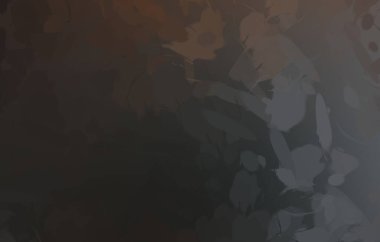 Vahşi fırça darbeleri. Taranmış Boyalı Soyut Arkaplan. Fırça darbesi ile boyanmış. Boya darbeleri. 2B Görüntü.