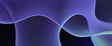 Soyut arkaplan. Değişken renk değişim dalgaları, dinamik hareketlerle. Işık dalgalarının neon renkli soyut tasarımı. Duvar kağıdı, afiş, arkaplan, kart, kitap illüstrasyonu, web sitesi.