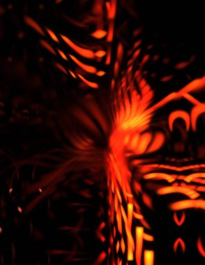 Işık parçacık izleri. Parlayan parçacıkları ve çizgileri olan ışık patlaması yıldızı. Güzel hareketli soyut ışın arkaplanı.