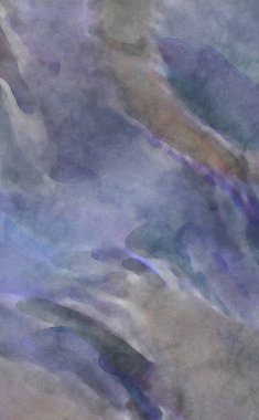 Pastel renklerde suluboya resim. Poster, duvar sanatı, afiş, kart, kitap kapağı ya da ambalaj için rahatlatıcı kompozisyonun yumuşak renkli çizimi. Modern fırça darbeleri resim.