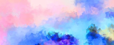 Sanatsal canlılık ve renkli duvar kağıdı. Taranmış Soyut Arkaplan. Fırça darbeli resim. 