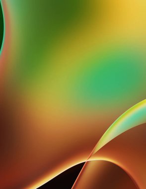 Soyut arkaplan. Değişken renk değişim dalgaları, dinamik hareketlerle. Işık dalgalarının neon renkli soyut tasarımı. Duvar kağıdı, afiş, arkaplan, kart, kitap illüstrasyonu, web sitesi.