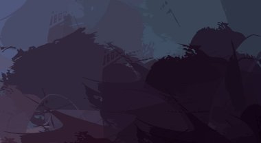 Fırça darbesi ile boyanmış. Sanatsal canlılık ve renkli duvar kâğıdı. Kaotik resim. Taranmış Boyalı Soyut Arkaplan. 