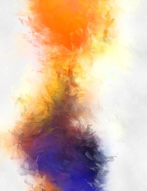 Renkli fırça darbelerinin soyut arkaplanı. fırçalanmış canlı duvar kağıdı. resmedilmiş sanat eseri. Eşsiz ve yaratıcı illüstrasyon.