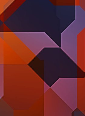 Dairesel şekillerin katmanları renkli ve canlı bir tasarım yaratıyor. Dairelerin sayısal çizimi. Gelecekçi tasarım şablonu.