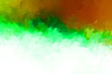 Renkli fırça darbelerinin 2D çizimi. Dekoratif desenli resim. canlı boya desenli arkaplan.