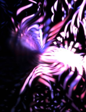 Işık parçacık izleri. Parlayan parçacıkları ve çizgileri olan ışık patlaması yıldızı. Güzel hareketli soyut ışın arkaplanı.