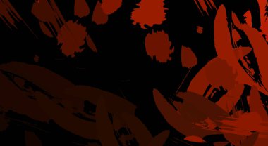 Sanatsal soyut arkaplan. Doku boyalı duvar kağıdı. Boya darbeleriyle yaratıcı bir illüstrasyon. Fırça desenli resim.